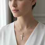 Sterling Silver 925 Cross Pendant "Divine"