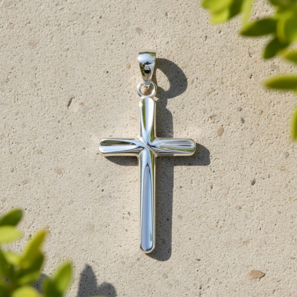 Sterlingsilber 925 Kreuzanhänger „Göttlich“