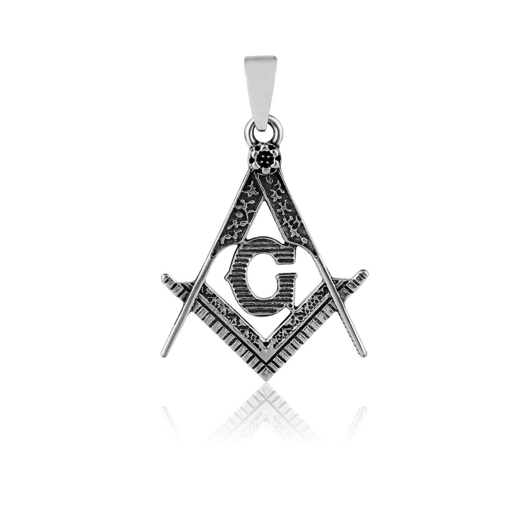 Silber 925 Freimaurer-Anhänger „Das G“