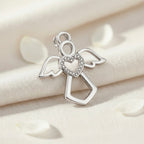 Sterling Silver 925 Angel Heart Pendant “Little Guardian”