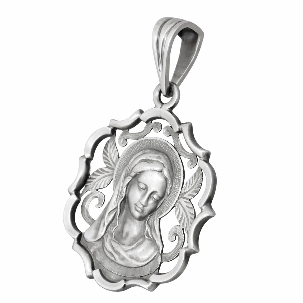 Sterling Silver 925 Virgin Mary Pendant “Divine”