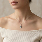 Sterling Silver 925 Virgin Mary Religious Pendant “Prayer”