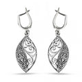 Sterling Silver 925 Dangle Earrings "Gatsby"