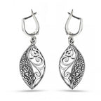 Sterling Silver 925 Dangle Earrings "Gatsby"