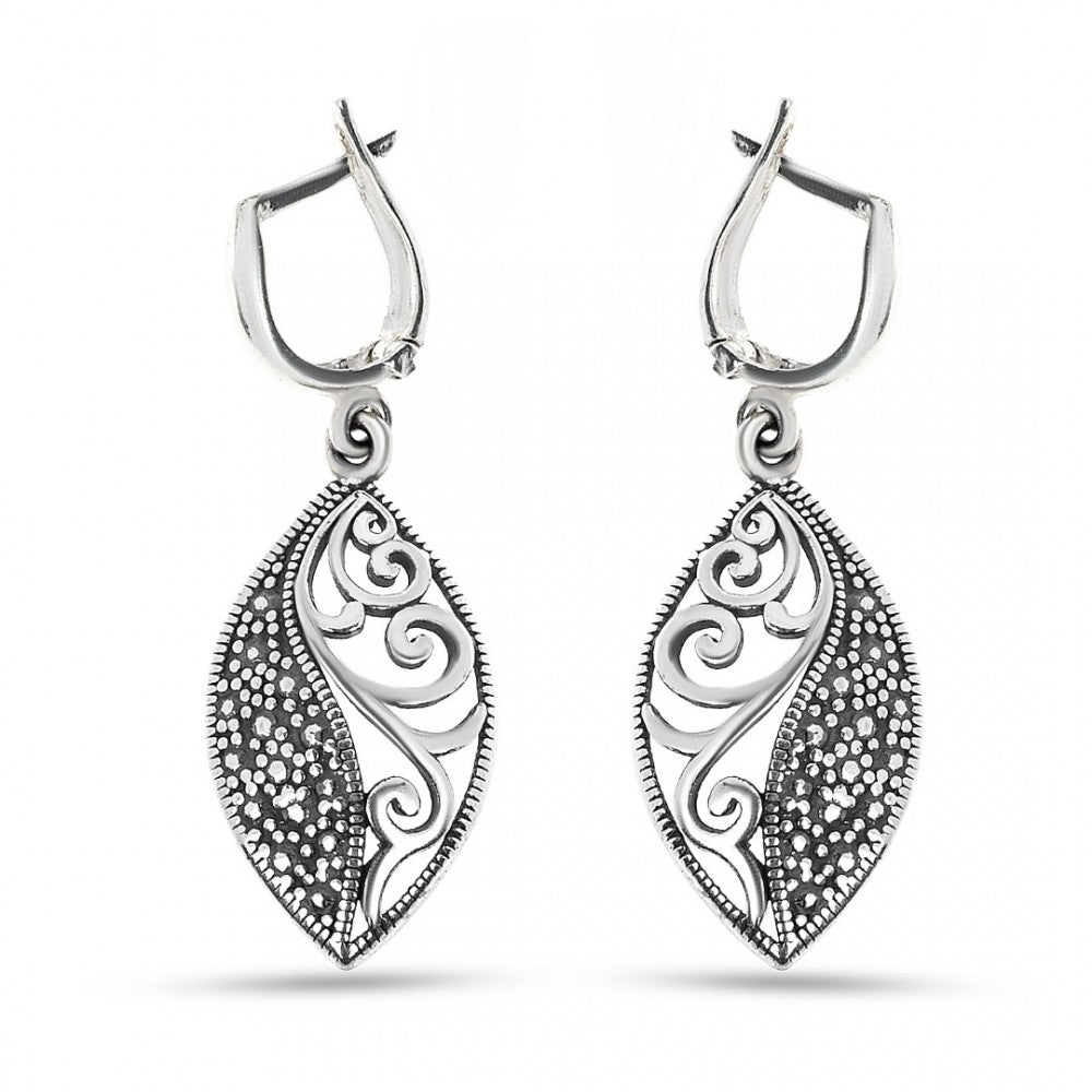 Sterling Silver 925 Dangle Earrings "Gatsby"