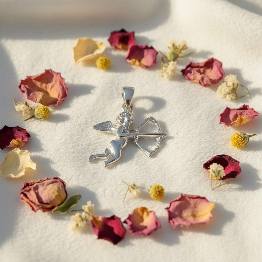 Sterling Silver 925 Cupid Pendant “Love Arrow”