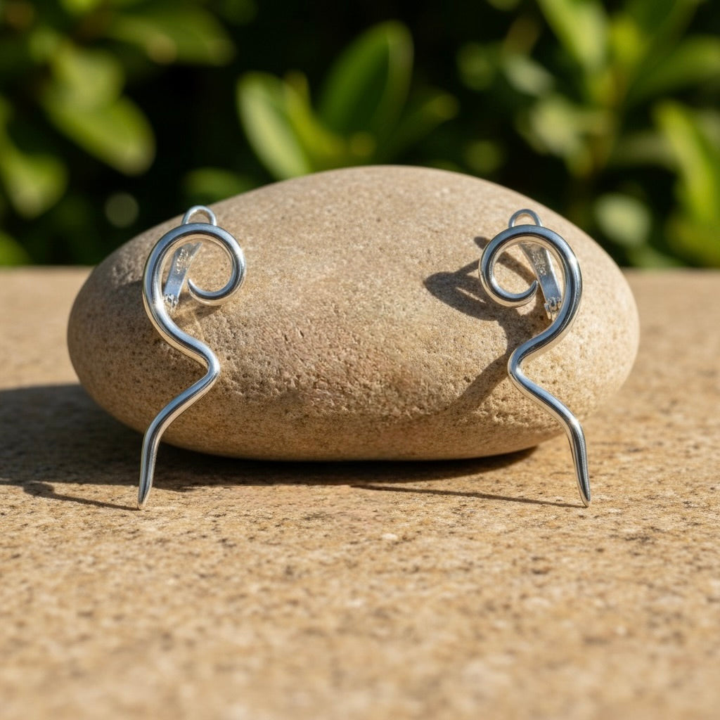 Ohrringe aus Sterlingsilber 925 „Mystic Flow“