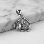 Sterling Silver 925 Hedgehog Pendant "Urchin"