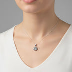 Sterling Silver 925 Hedgehog Pendant "Urchin"