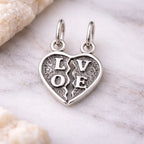 Sterling Silver 925 Heart Pendant "Amor"
