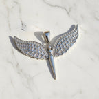 Sterling Silver 925 Angel Winged Pendant "My Angel"
