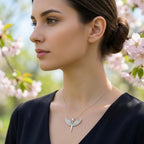Sterling Silver 925 Angel Winged Pendant "My Angel"