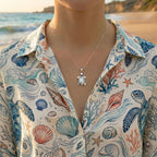 Sterling Silver 925 Turtle Pendant "Shelbow"