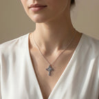 Sterling Silver 925 Cross Crucifix Pendant "INRI"