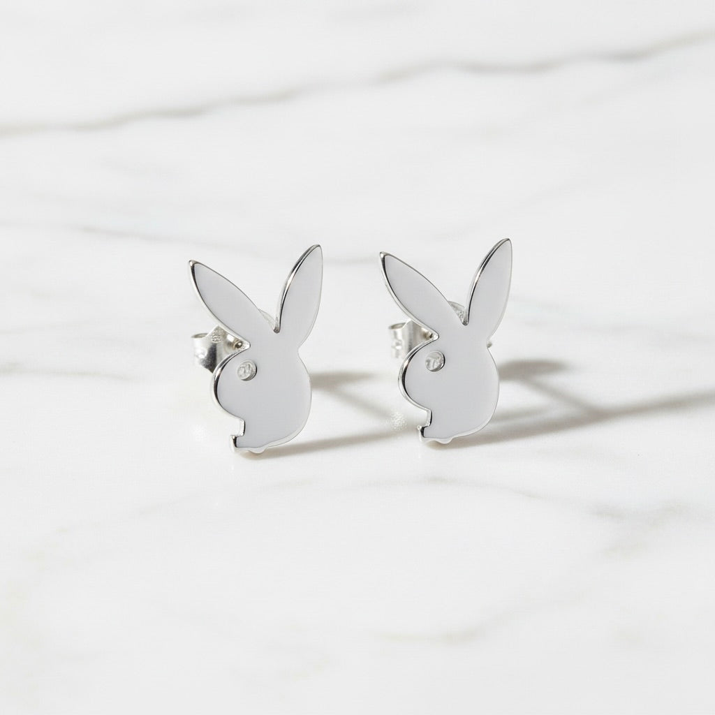 Ohrstecker Häschen aus 925er Sterlingsilber „Frecher Jack“