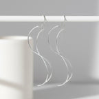 Sterling Silver 925 Long Threader Earrings “Airy”