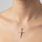 Sterling Silver 925 Cross Pendant “Holy Spirit”