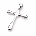 Sterling Silver 925 Cross Pendant "Pure Lines"