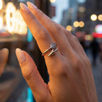 Sterling Silver 925 Arrow Wrap Ring Adjustable Sizes "Macan"