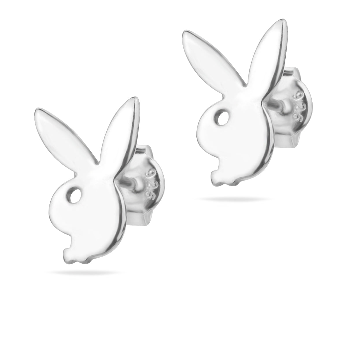Sterling Silver 925 Bunny Stud Earrings “Cheeky Jack”