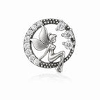 Sterling Silver 925 Sparkling Bracelet Bead Charm "Pixie"
