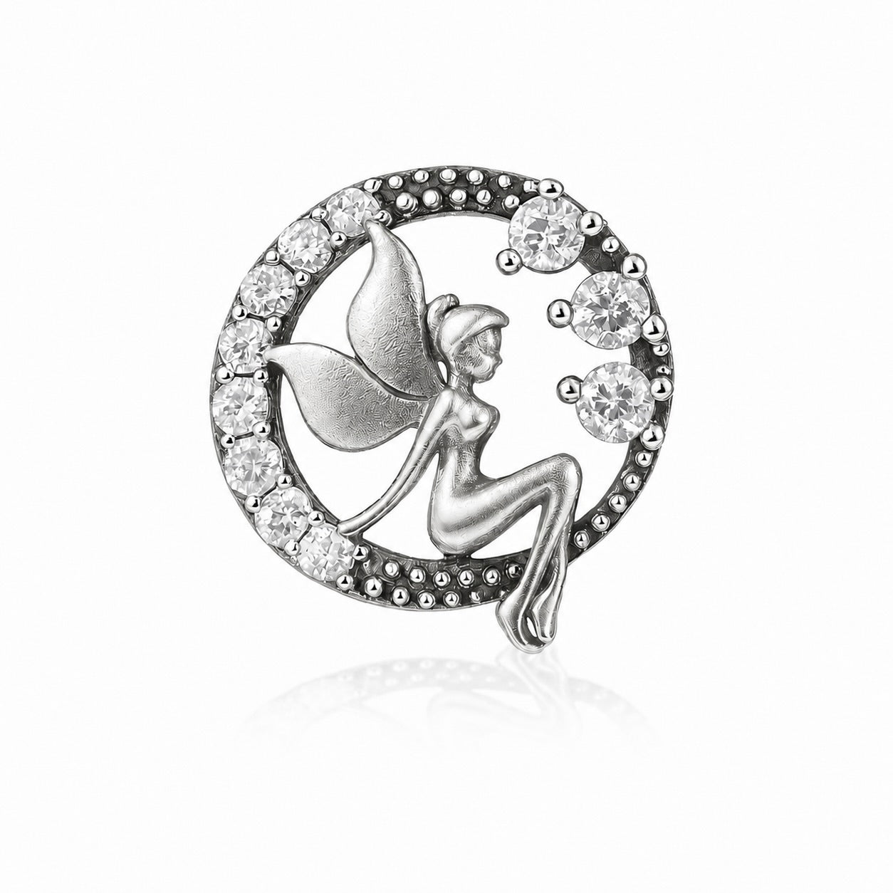 Sterling Silver 925 Sparkling Bracelet Bead Charm "Pixie"