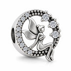 Sterling Silver 925 Sparkling Bracelet Bead Charm "Pixie"