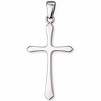 Sterling Silver 925 Cross Pendant "Simple Grace"