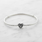 Charm Bracelet Sterling Silver 925 Snake Chain Bracelet "Tuana"