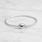 Charm Bracelet Sterling Silver 925 Snake Chain Bracelet "Tuana"
