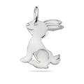 Sterling Silver 925 Bunny Pendant "Lapin"