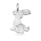 Sterling Silver 925 Bunny Pendant "Lapin"