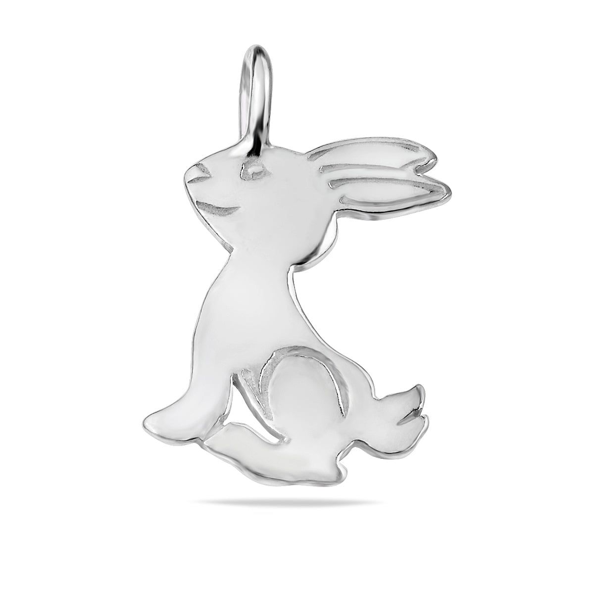Sterling Silver 925 Bunny Pendant "Lapin"