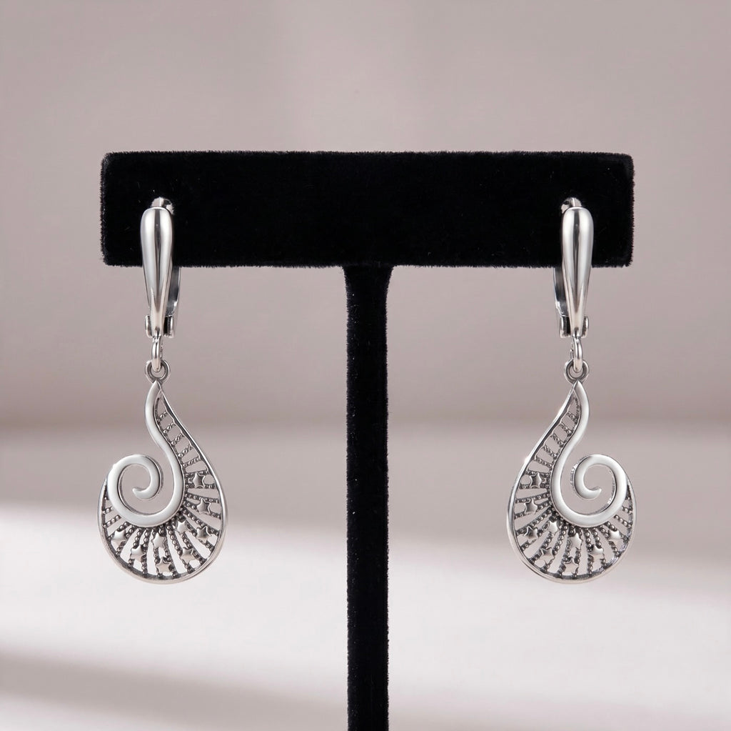 Ohrhänger aus Sterlingsilber 925 „Sternenwirbel“