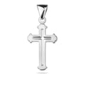 Sterling Silver 925 Petite Cross Pendant "Fidele"