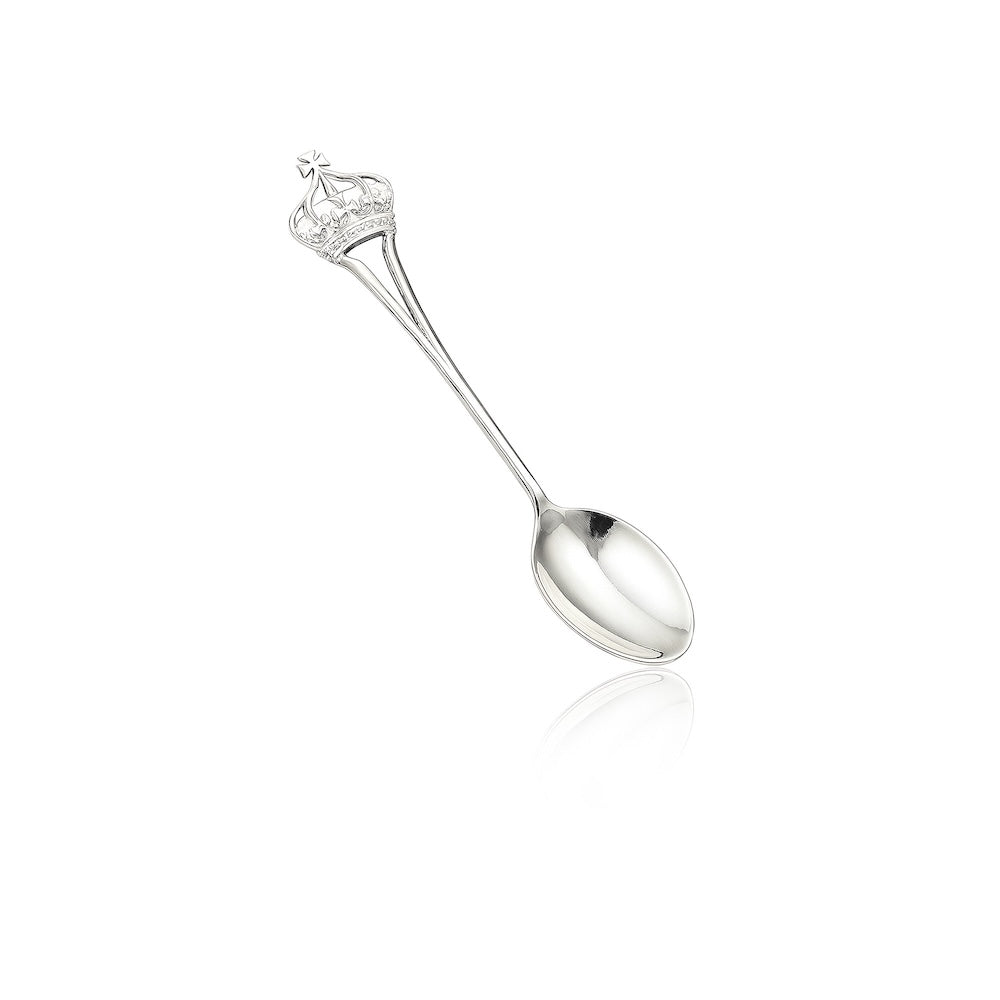 Sterling Silber 925 Löffel mit Kronendesign „Royalty“