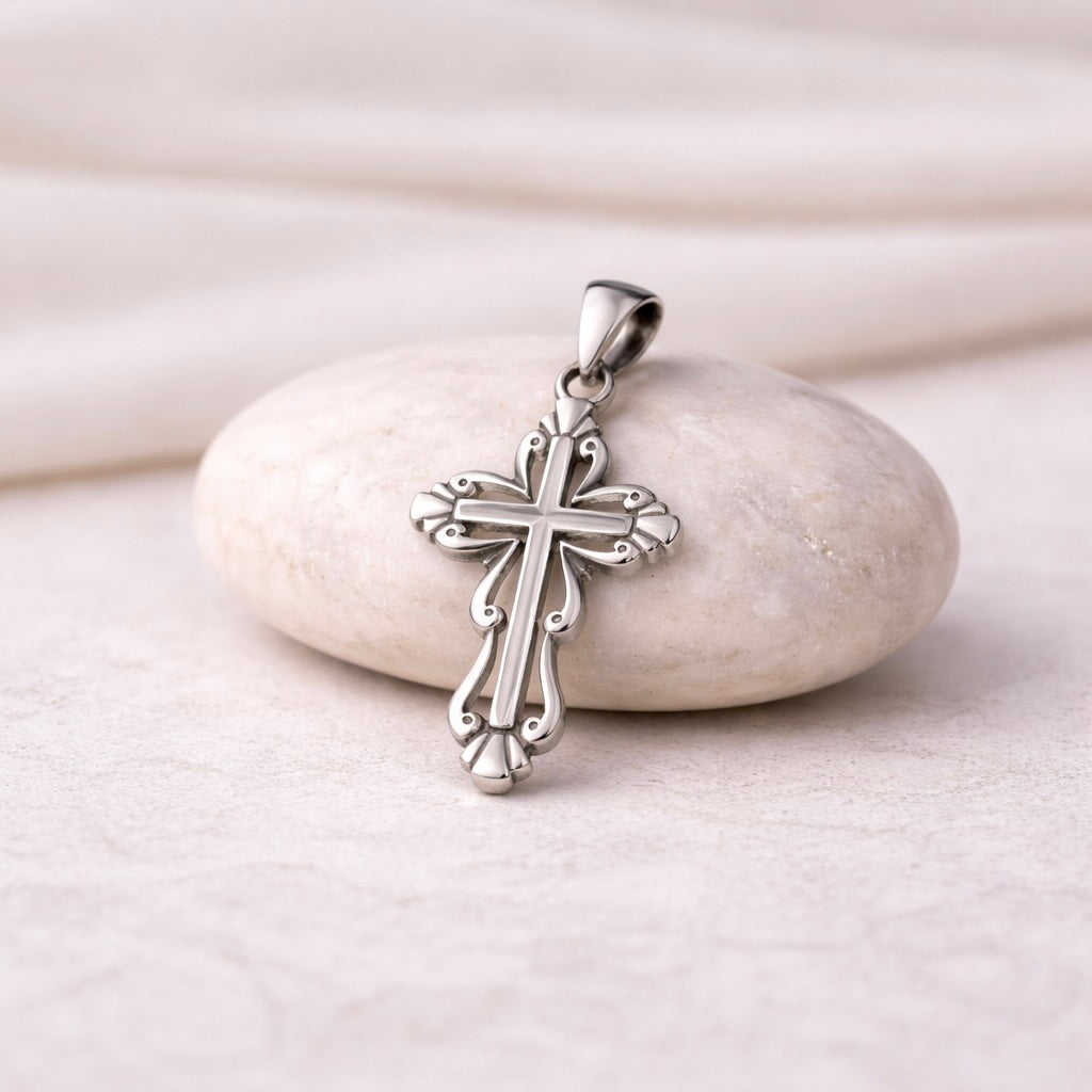 Sterling Silver 925 Cross Pendant “Sublime”