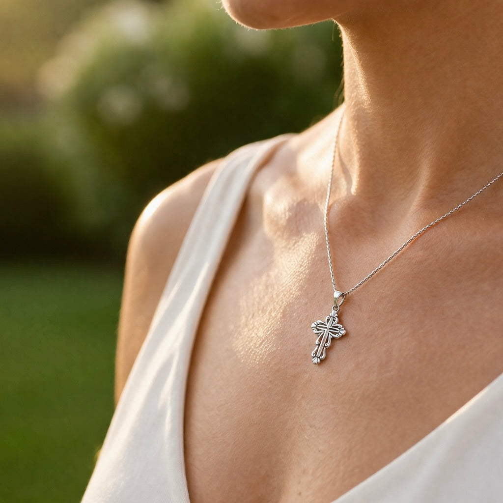 Sterling Silver 925 Cross Pendant “Sublime”