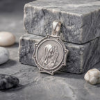 Sterling Silver 925 Madonna Pendant "Holy Mother"