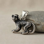 Sterling Silver 925 Monkey Pendant "Abu"