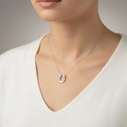 Sterling Silver 925 Horseshoe Pendant “Lucky”