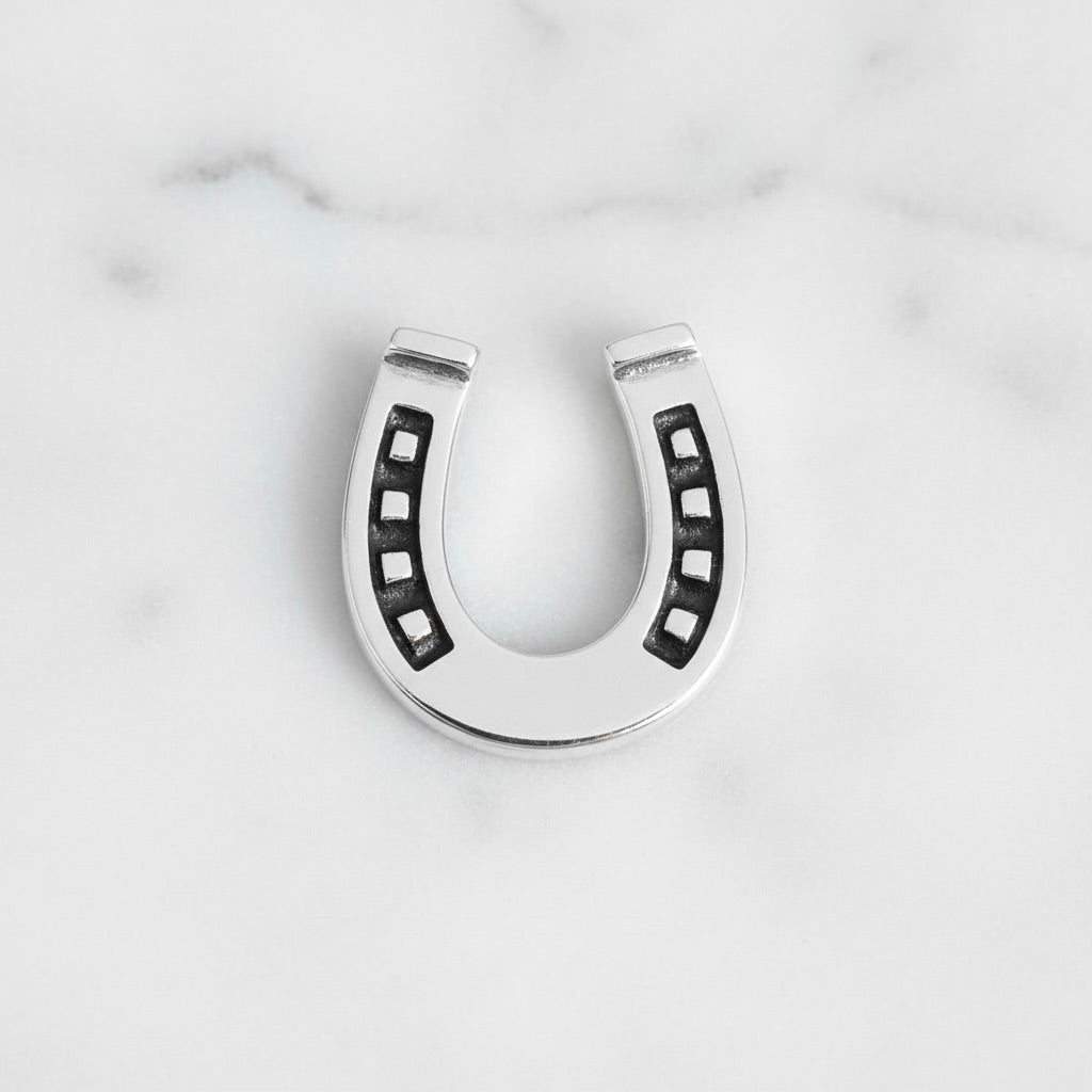 Sterling Silver 925 Horseshoe Pendant “Lucky”