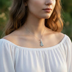 Sterling Silver 925 Virgin Mary and Child Pendant "Mercy"